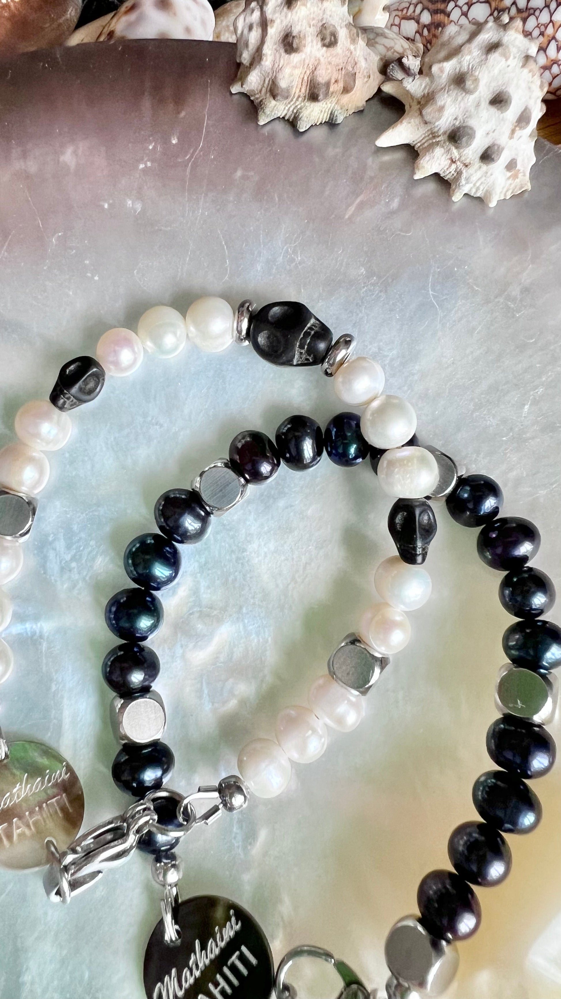 DUO DE BRACELETS HURU-Mathaini Tahiti
