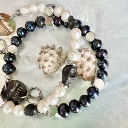 DUO DE BRACELETS HURU-Mathaini Tahiti