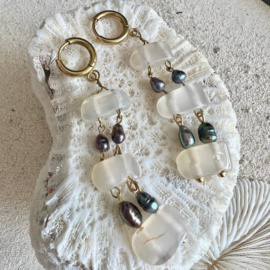 PAIRE DE BOUCLES TŌHU'A-Mathaini Tahiti